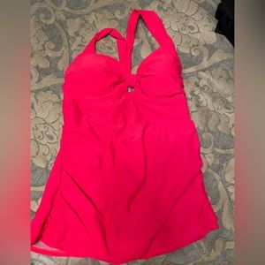 Bright Pink Torrid Tankini Top